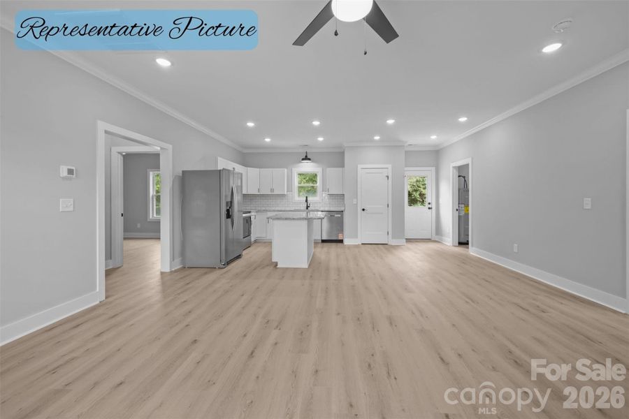 Spacious, unfurnished interior of a new home in , Albemarle (Image 19).