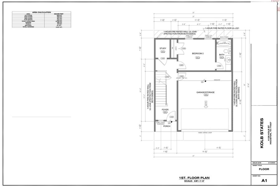 2D floor plan layout of this home in , Houston, TX (Image 3).