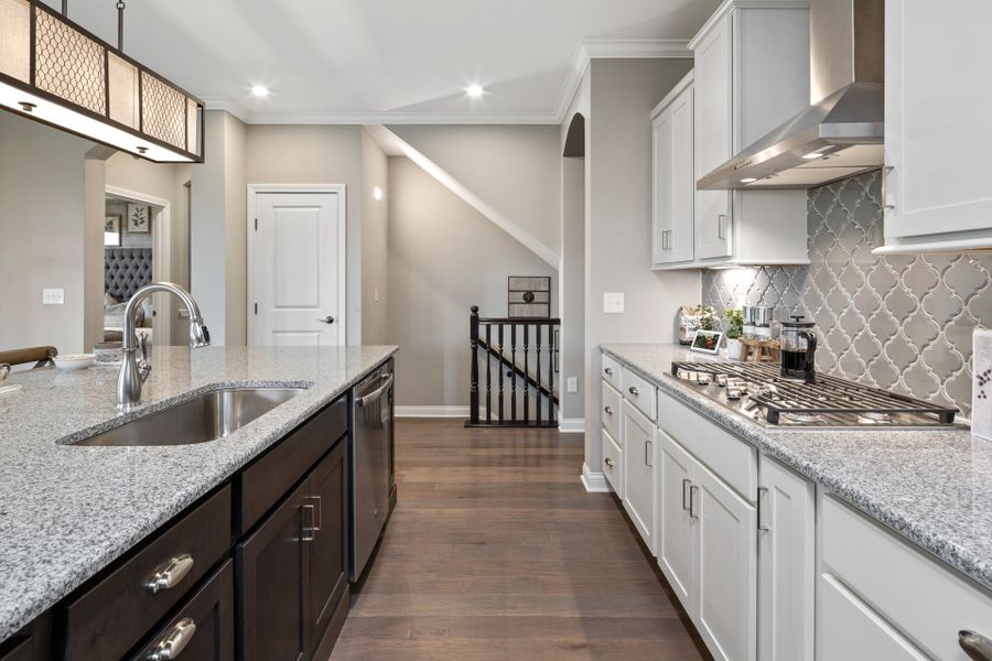 Representative furnished interior of a home built from the Everett by Fischer Homes in Woodberry, Canton (Image 13).