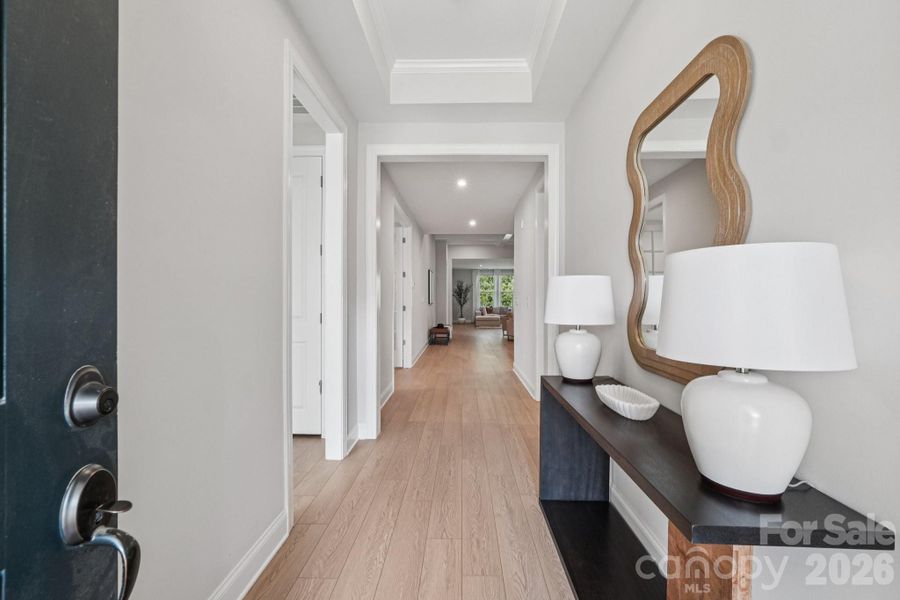 Furnished interior view inside a new home in , Charlotte (Image 12).