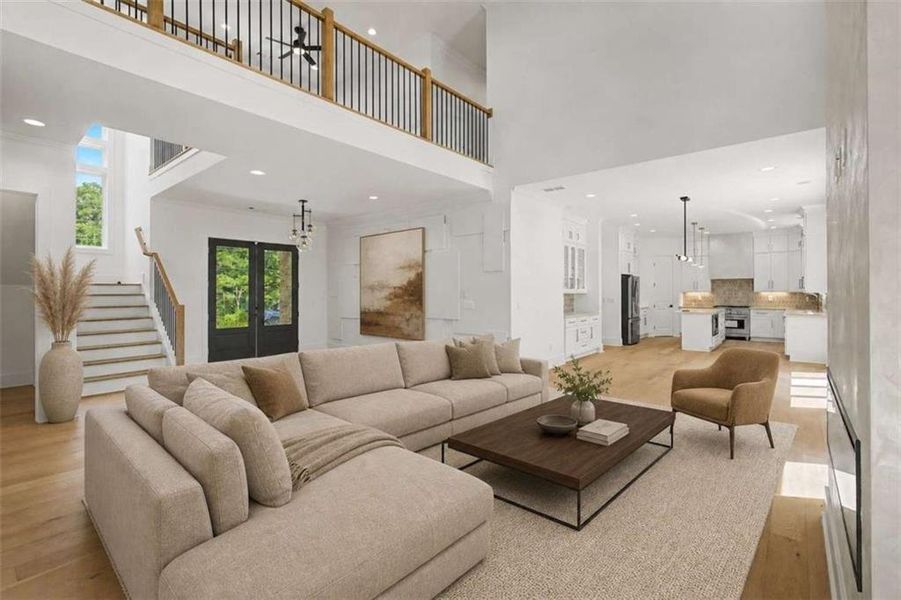 Furnished interior view inside a new home in , Conyers (Image 19). Furnished interior view inside a new home in , Conyers (Image 19).