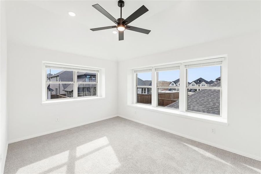 Spacious, unfurnished interior of a new home in Creekview Meadows, Pilot Point (Image 28). Spacious, unfurnished interior of a new home in Creekview Meadows, Pilot Point (Image 28).