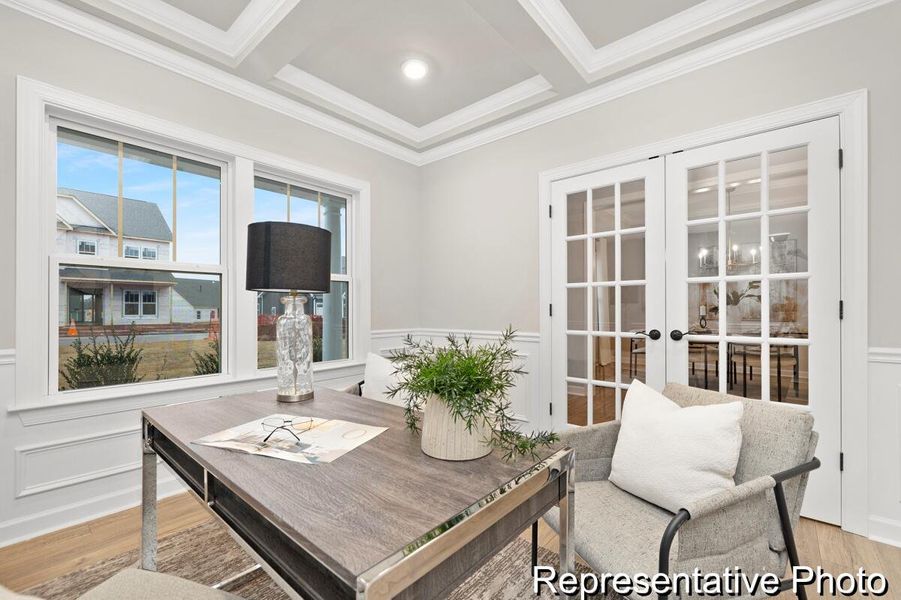 Furnished interior view inside a new home in , Ravenel (Image 13).