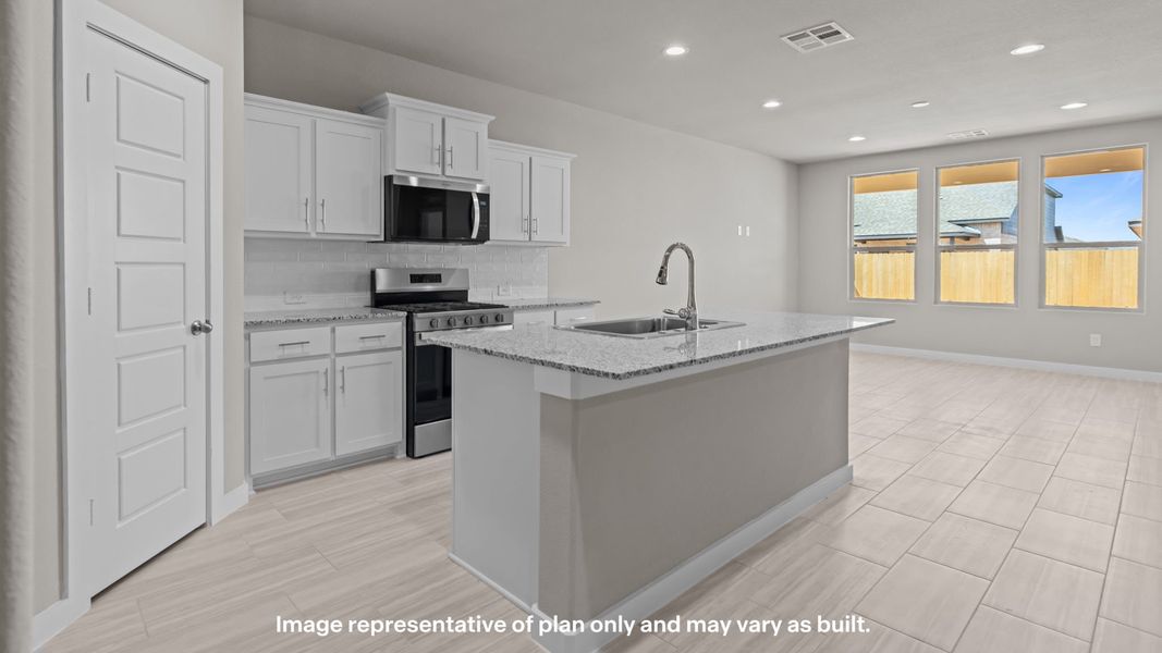 Furnished interior view inside a new home in Homestead at Parks Bell Ranch, Odessa (Image 5).
