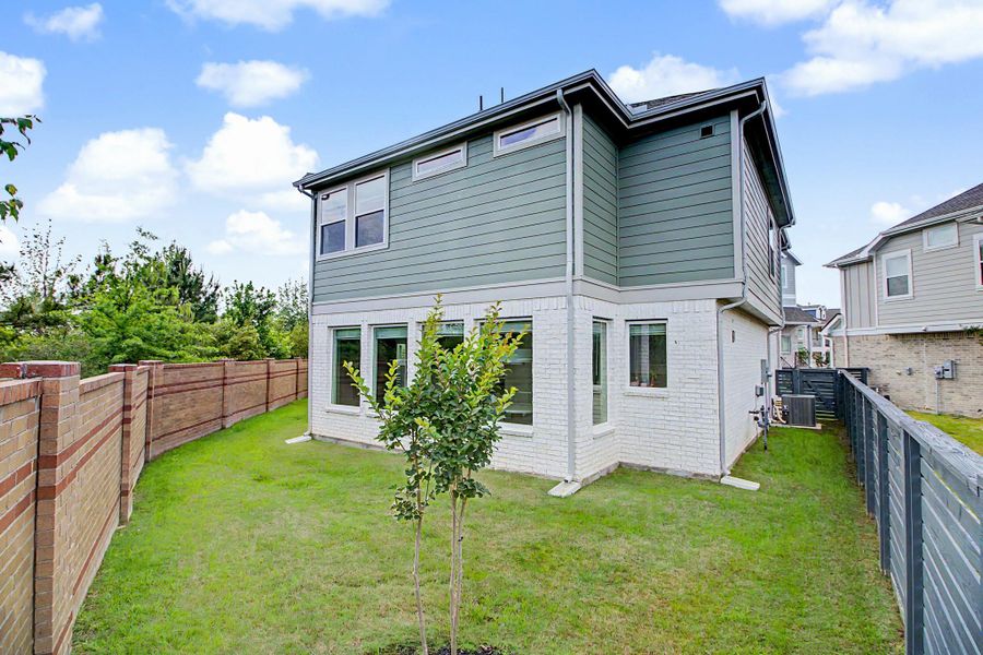 Exterior details and patio area of a home in , Cypress (Image 21).