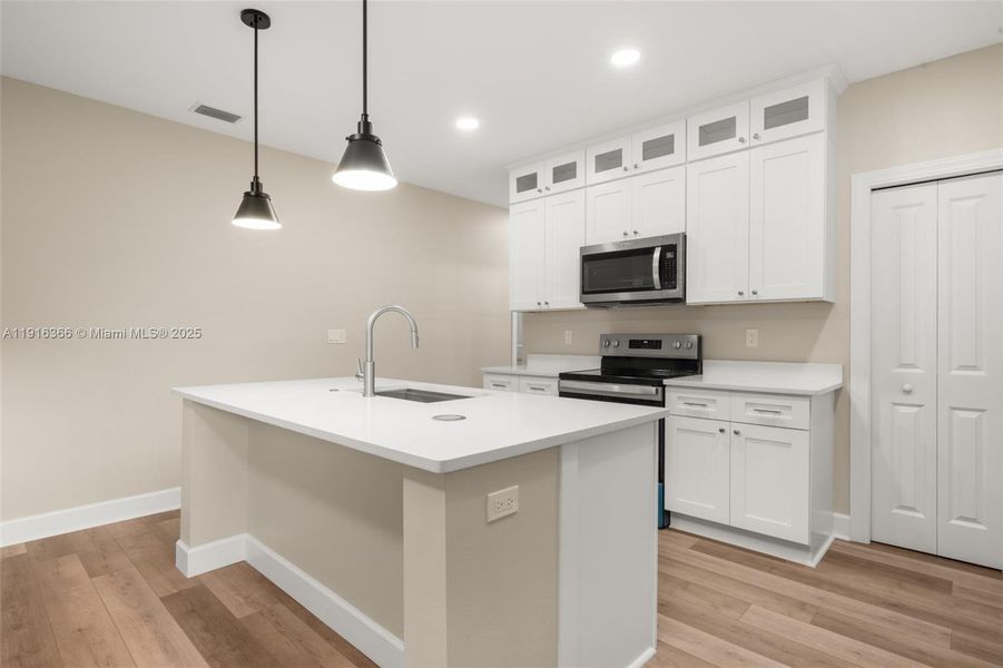 Furnished interior view inside a new home in , Sebring (Image 8).