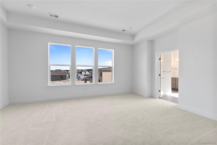 Spacious, unfurnished interior of a new home in Montaine, Castle Rock (Image 34).