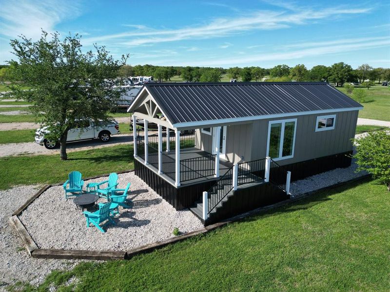Exterior details and patio area of a home in , Eastland (Image 17).