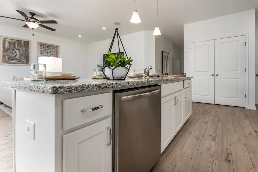Furnished interior view inside a new home in Jackson Hills, Clarksville (Image 9).