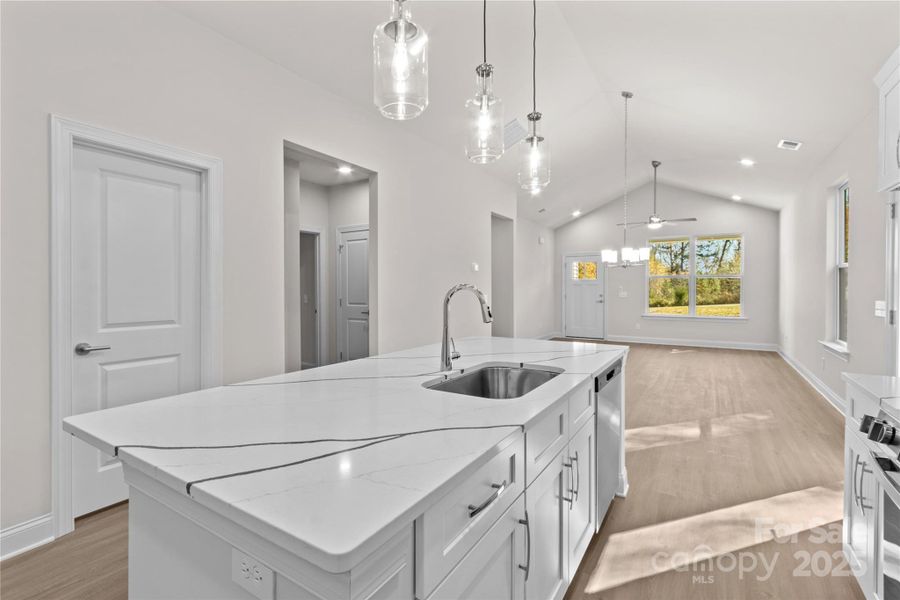 Furnished interior view inside a new home in , Statesville (Image 11). Furnished interior view inside a new home in , Statesville (Image 11).