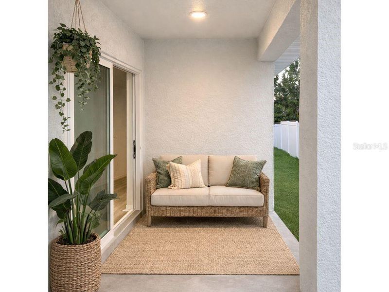 Exterior details and patio area of a home in , Haines City (Image 17).