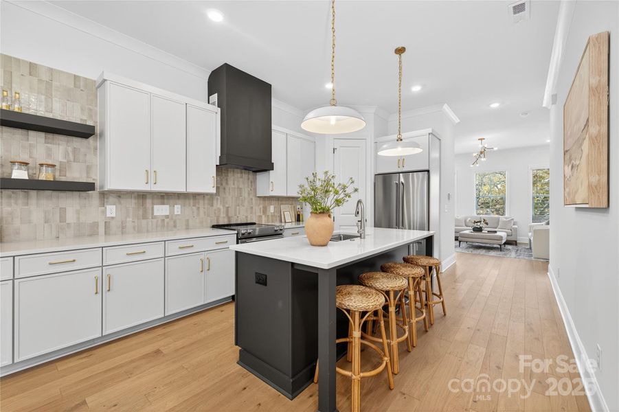 Furnished interior view inside a new home in , Charlotte (Image 17).