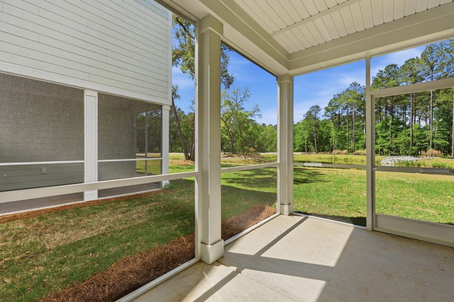 Exterior details and patio area of a home in , Charleston (Image 18). Exterior details and patio area of a home in , Charleston (Image 18).
