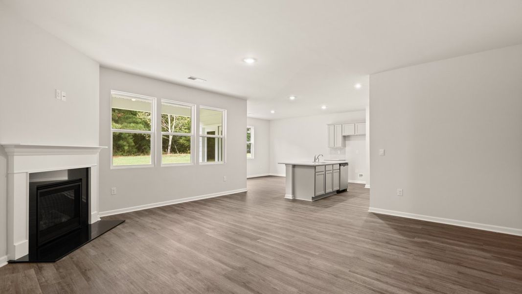 Spacious, unfurnished interior of a new home in Preserve at Dove Creek, Statham (Image 22).