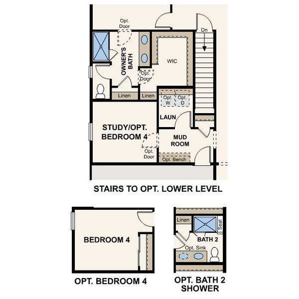 2D floor plan layout for the The Cumberland by Century Communities in The Haven II Collection at Painted Prairie, Aurora, CO (Image 4). 2D floor plan layout for the The Cumberland by Century Communities in The Haven II Collection at Painted Prairie, Aurora, CO (Image 4).