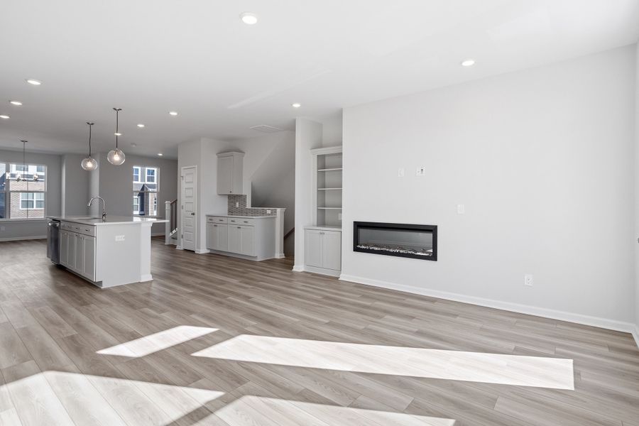 Spacious, unfurnished interior of a new home in Renaissance at White Oak, Garner (Image 19). Spacious, unfurnished interior of a new home in Renaissance at White Oak, Garner (Image 19).