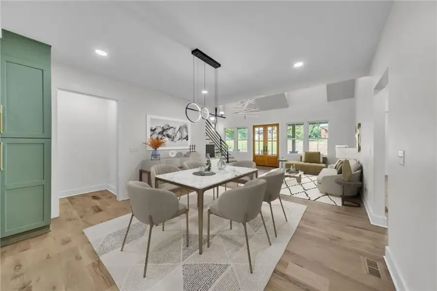 Furnished interior view inside a new home in , College Park (Image 9).