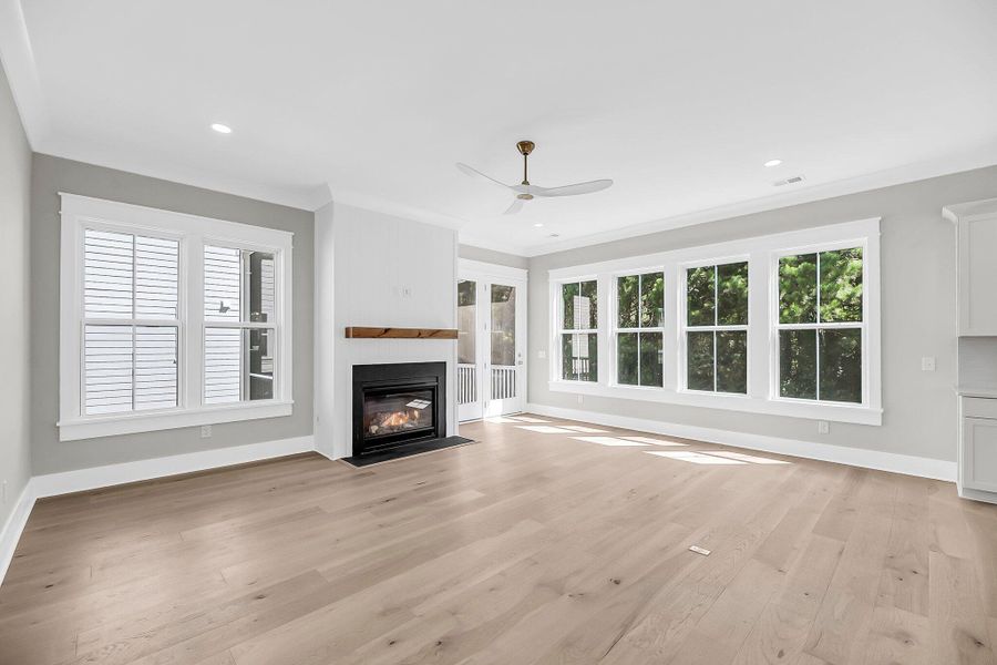 Spacious, unfurnished interior of a new home in , Awendaw (Image 65).