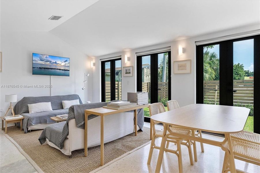 Furnished interior view inside a new home in , Miami (Image 40). Furnished interior view inside a new home in , Miami (Image 40).