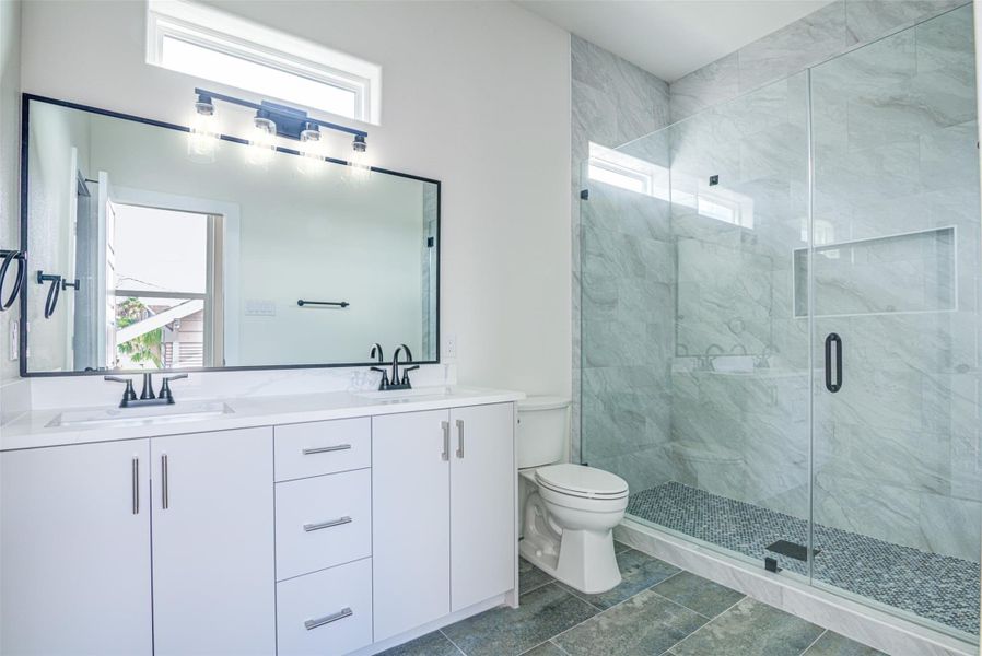 Furnished interior view inside a new home in , Galveston (Image 9). Furnished interior view inside a new home in , Galveston (Image 9).