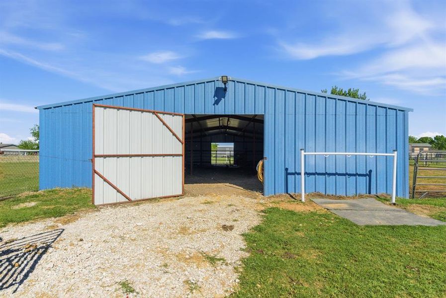 View of pole building View of pole building