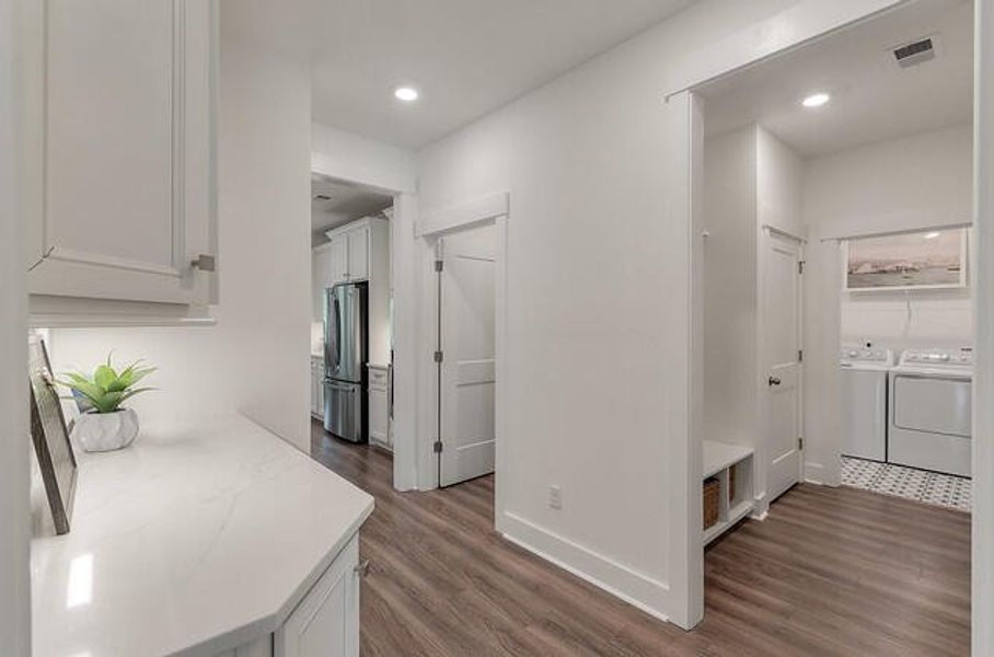 Furnished interior view inside a new home in , Huger (Image 29).