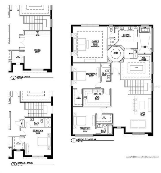 Second floor plan