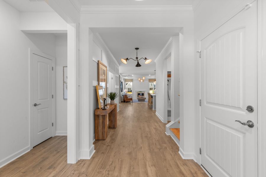Representative furnished interior of a home built from the The Shorebreak by Chesapeake Homes in Coastal Club of the Carolinas, Calabash (Image 16).