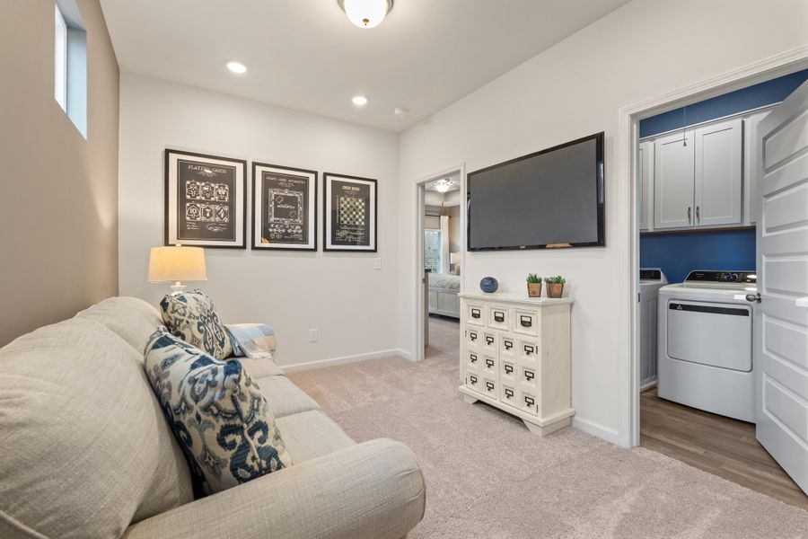 Furnished interior view inside a new home in The Andros, Dalton (Image 14).