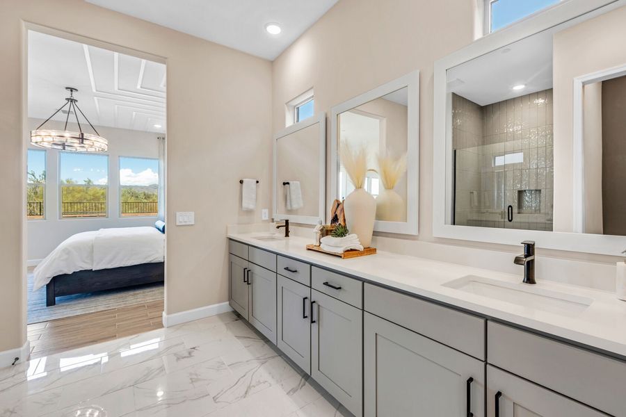 Representative furnished interior of a home built from the Crimson by Mattamy Homes in Tavira at Twin Peaks, Marana (Image 15).