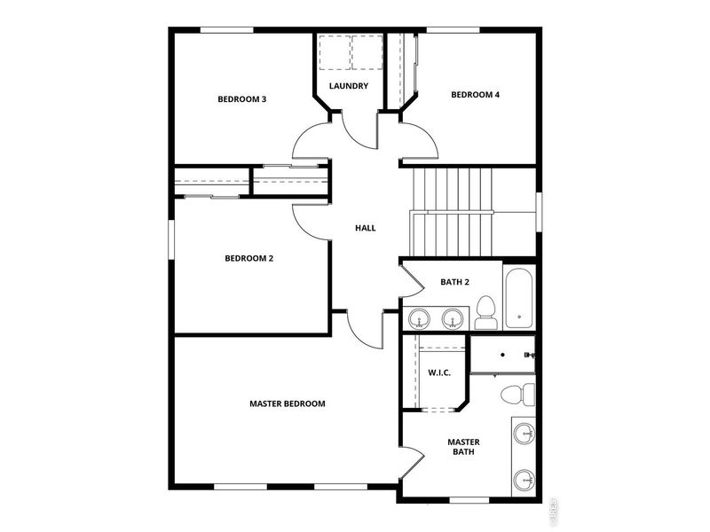 2D floor plan layout of this home in , Berthoud, CO (Image 3). 2D floor plan layout of this home in , Berthoud, CO (Image 3).