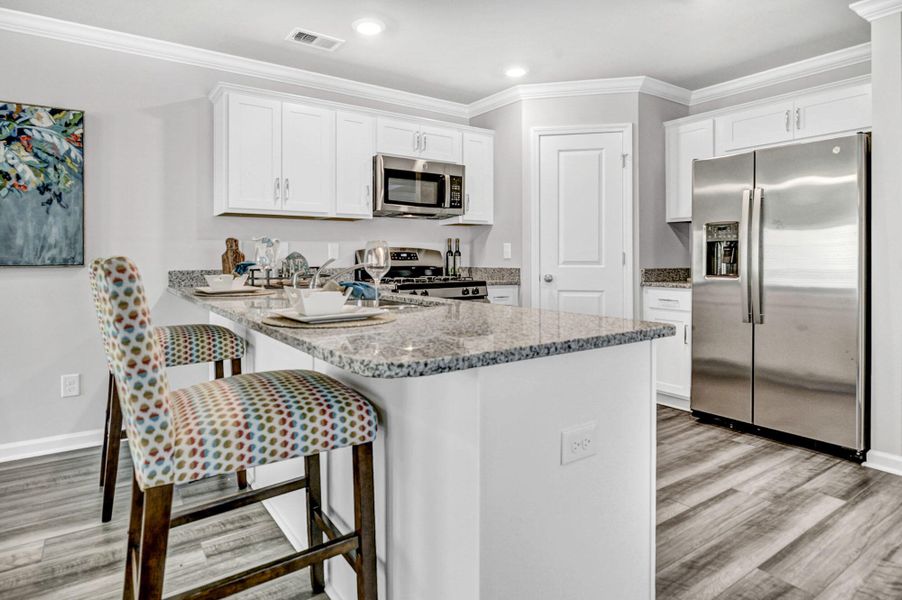 Furnished interior view inside a new home in Central Creek, Goose Creek (Image 12).