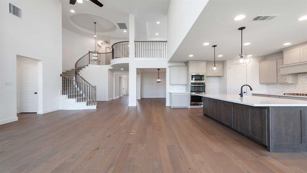 Furnished interior view inside a new home in North Sky 65', Celina (Image 8). Furnished interior view inside a new home in North Sky 65', Celina (Image 8).