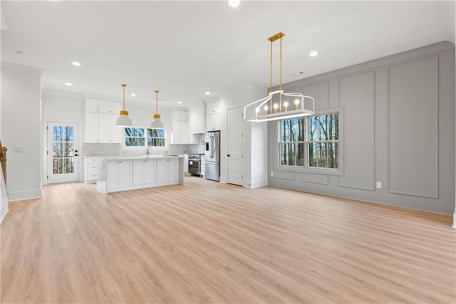 Spacious, unfurnished interior of a new home in , Sugar Hill (Image 18).