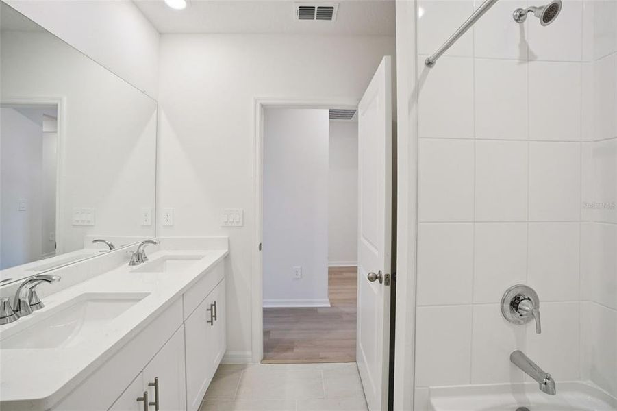 Furnished interior view inside a new home in Leyland Preserve - Classic Series, Brooksville (Image 9).