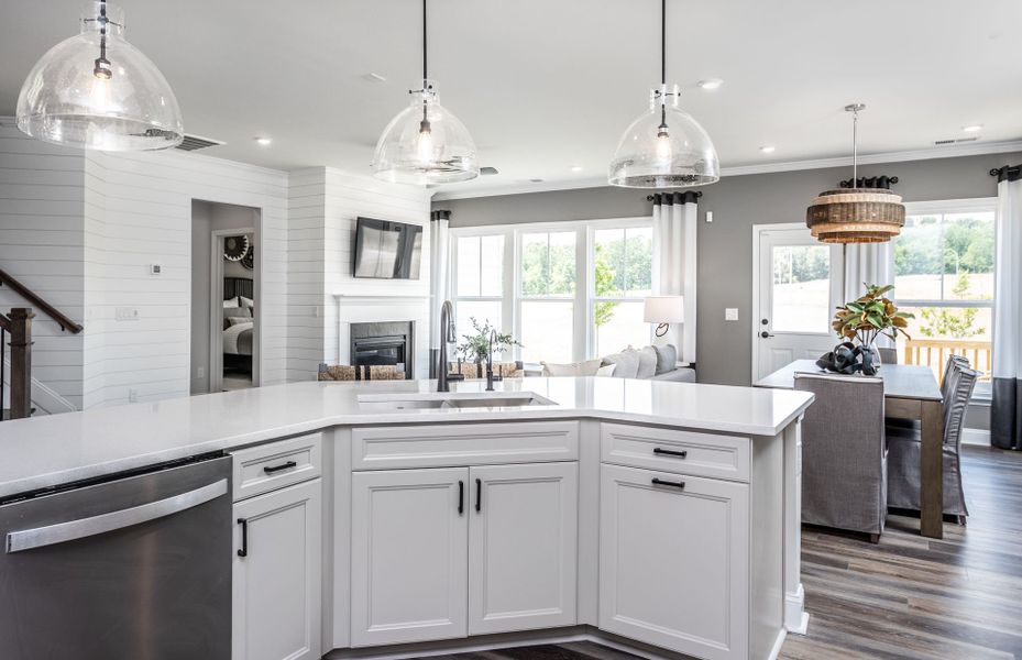 Furnished interior view inside a new home in Lewiston Meadows, Greensboro (Image 14).
