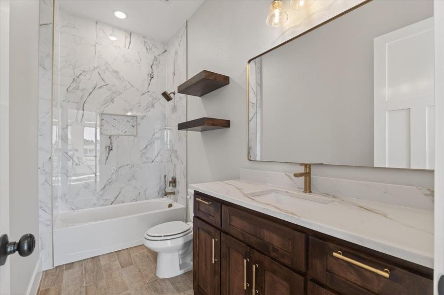 Furnished interior view inside a new home in , Celeste (Image 20).