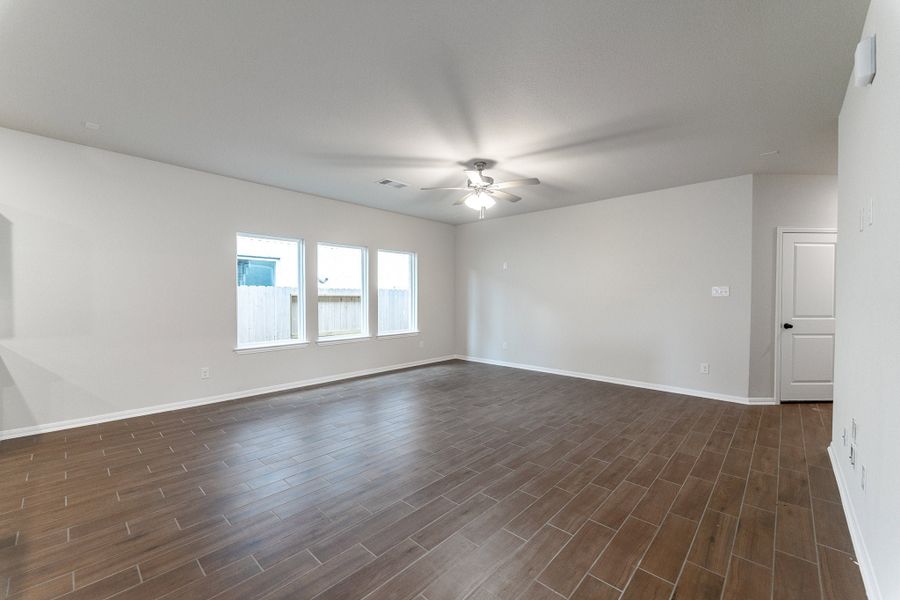 Spacious, unfurnished interior of a new home in Windrose Green, Angleton (Image 12). Spacious, unfurnished interior of a new home in Windrose Green, Angleton (Image 12).