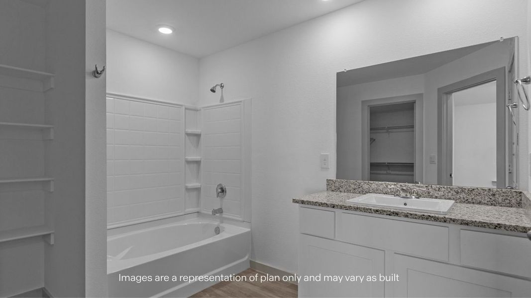 Furnished interior view inside a new home in Overlook West, Wolfforth (Image 7).