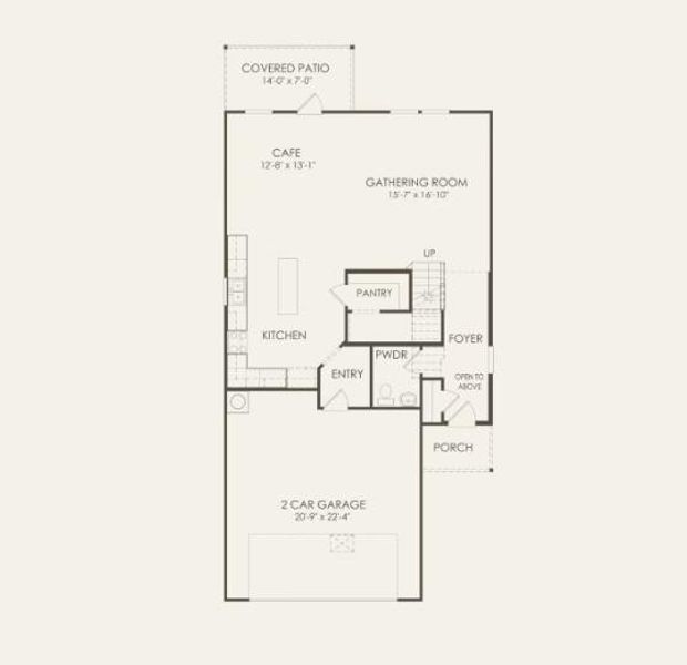 Pulte Homes, Camelia floor plan