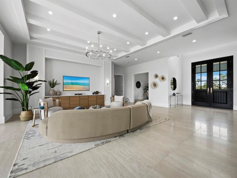 Furnished interior view inside a new home in , Sarasota (Image 12).