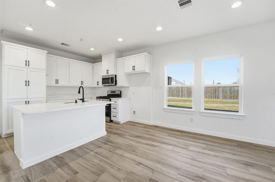 Furnished interior view inside a new home in , La Porte (Image 7). Furnished interior view inside a new home in , La Porte (Image 7).