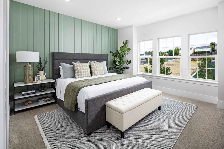 Representative furnished interior of a home built from the Holly by Risewell Homes in Elevon, Lavon (Image 8).