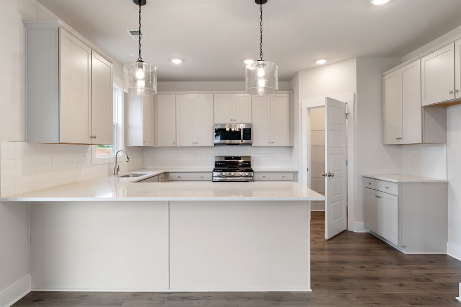 Representative furnished interior of a home built from the Callaham by Hunter Quinn Homes in The Meadows at Midway, Anderson (Image 6).