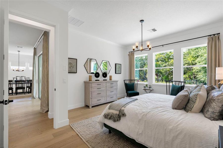 Furnished interior view inside a new home in Northlake At Ovation, Winter Garden (Image 14).