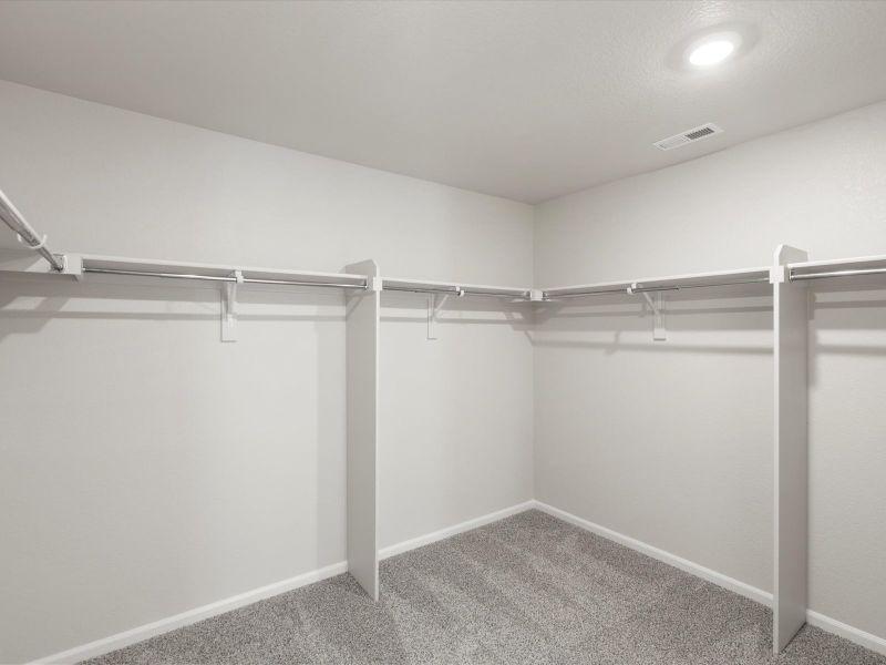 Spacious, unfurnished interior of a new home in Buffalo Highlands: The Flora Collection, Commerce City (Image 12). Spacious, unfurnished interior of a new home in Buffalo Highlands: The Flora Collection, Commerce City (Image 12).