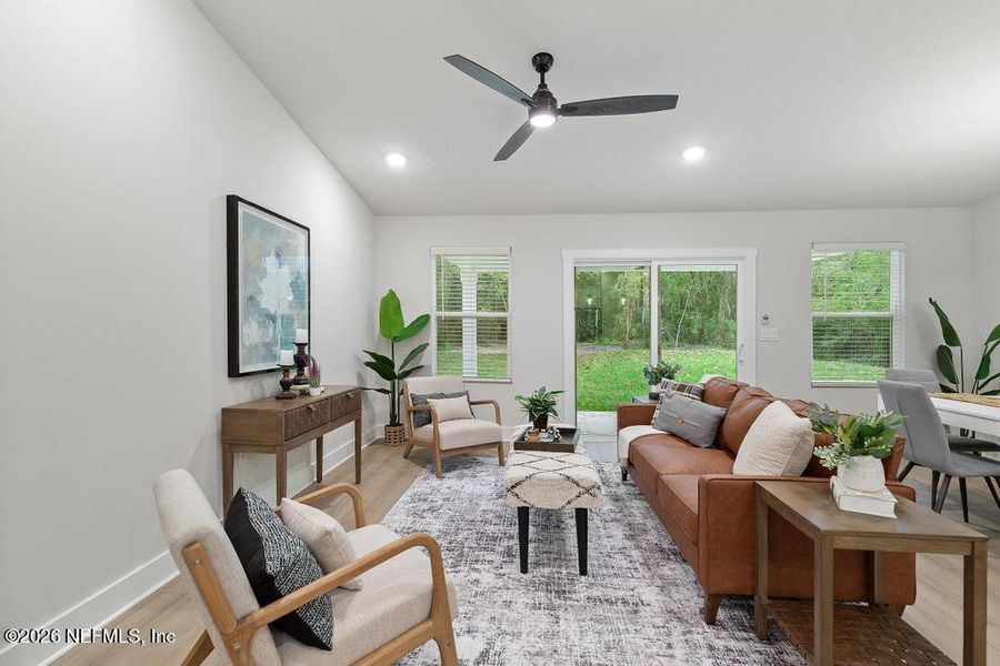 Furnished interior view inside a new home in , Jacksonville (Image 38).