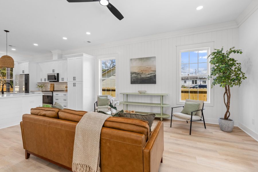 Furnished interior view inside a new home in , North Charleston (Image 5).