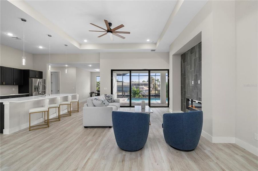 Furnished interior view inside a new home in , Punta Gorda (Image 43).