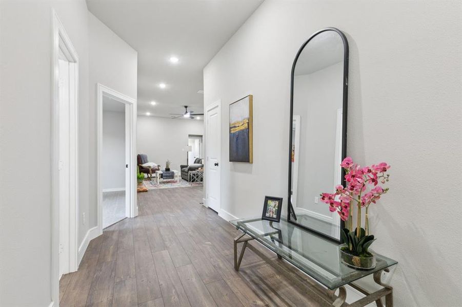 Furnished interior view inside a new home in , Terrell (Image 17).